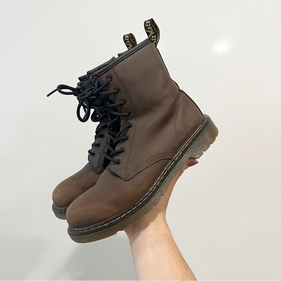 Doc Dr Martens 1460 FAUX FUR LINED LACE UP BOOTS - Picture 9 of 10